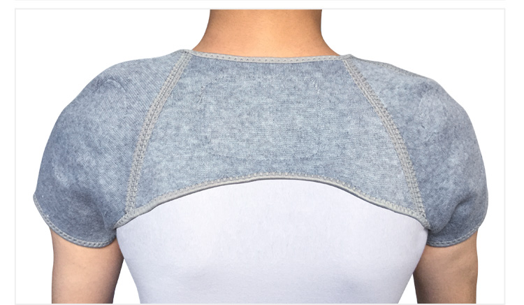 秋冬护肩保暖睡觉男女士自发热护颈椎中老年肩周膀带坐月子厚坎肩 四