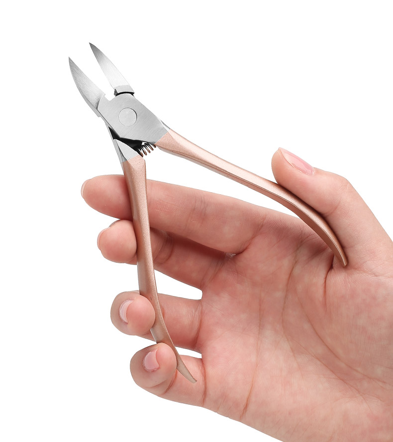 三维工匠美甲工具 鹰嘴甲沟炎指甲刀脚指甲钳灰修脚刀指甲剪不锈钢