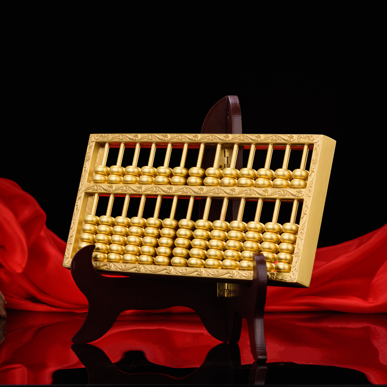 美帮汇装饰摆件 美帮汇金算盘摆件 如意迷你小算盘创