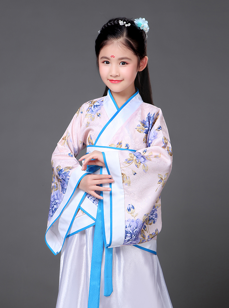 六一儿童古装唐装女童古装仙女装表演服古代公主古筝汉服贵妃服装