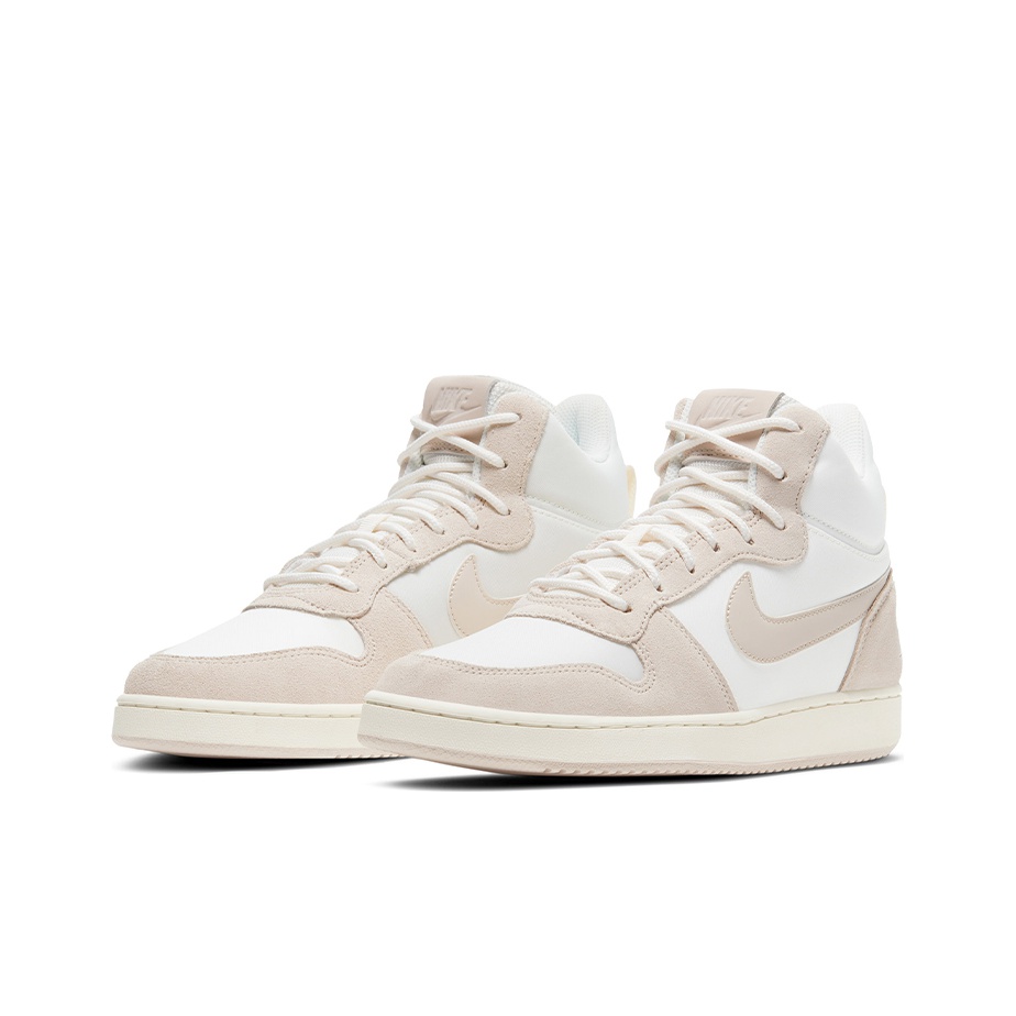 nike耐克courtboroughmid米白女款中帮休闲板鞋844907101