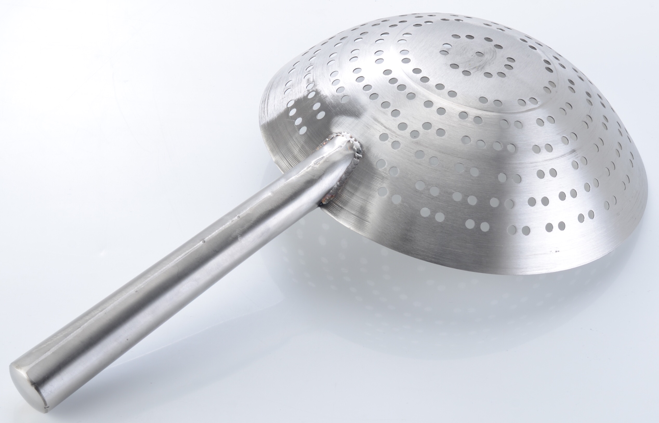 超级新品 不锈钢油炸大漏勺加厚漏网筛商用油盆厨房油鼓大号过滤网过