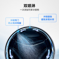 Haier 海尔滚筒洗衣机10kg全自动大容量 超薄嵌入智能投放 直驱变频 智慧洗 除菌螨 家用租房白色洗衣机