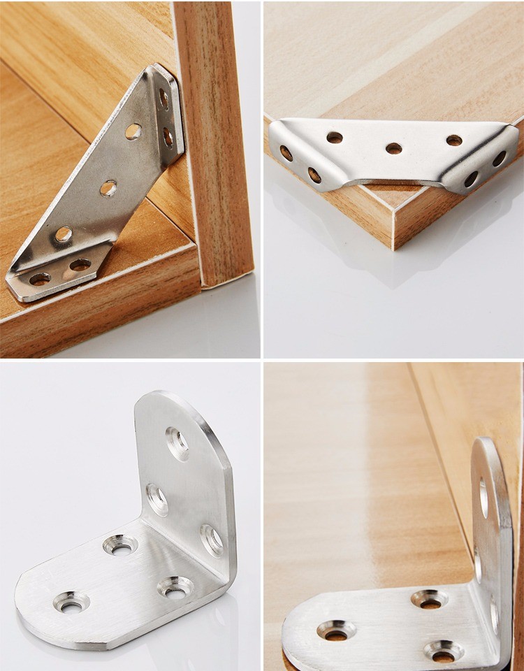 定做 不锈钢角码 90度直角三角铁支架直角l型角码连接件三角固定角铁