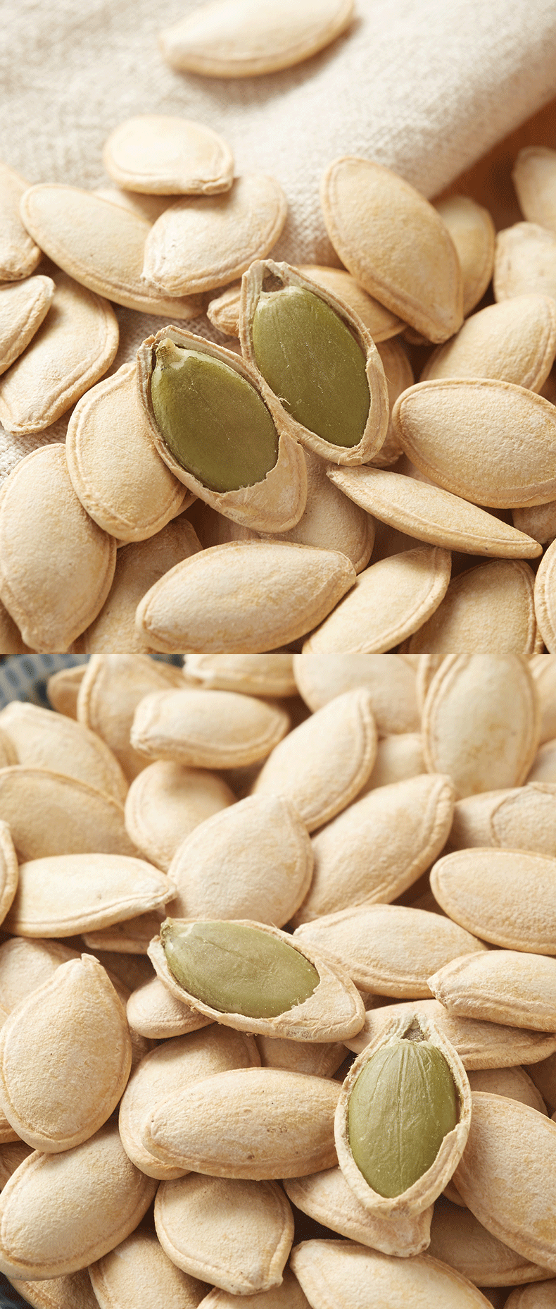 [满199减125元]欧贝拉南瓜子盐焗味250g袋装黑瓜籽仁小包装坚果炒货