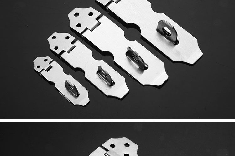 防盗卧室不锈钢锁扣挂锁搭扣老式木门锁扣门栓插销抽屉柜门扣老式敬平