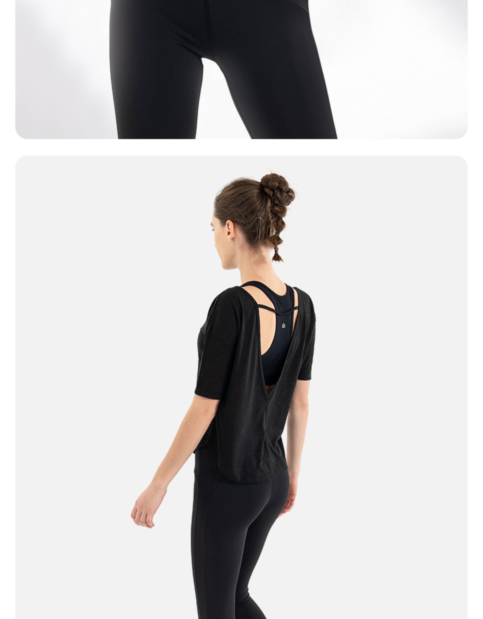 运动上女宽松显瘦瑜伽服女跑步罩衫速干t恤短袖训练身服夏天