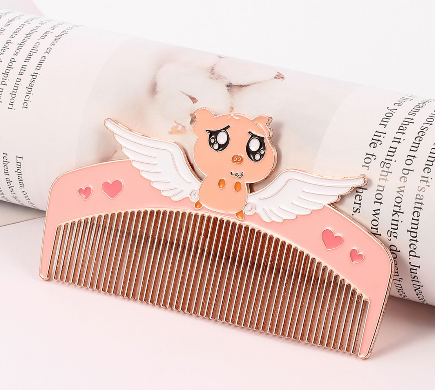 皮卡丘儿童梳子女孩不伤发可爱日系少女心精致好看韩版刘海便携随身