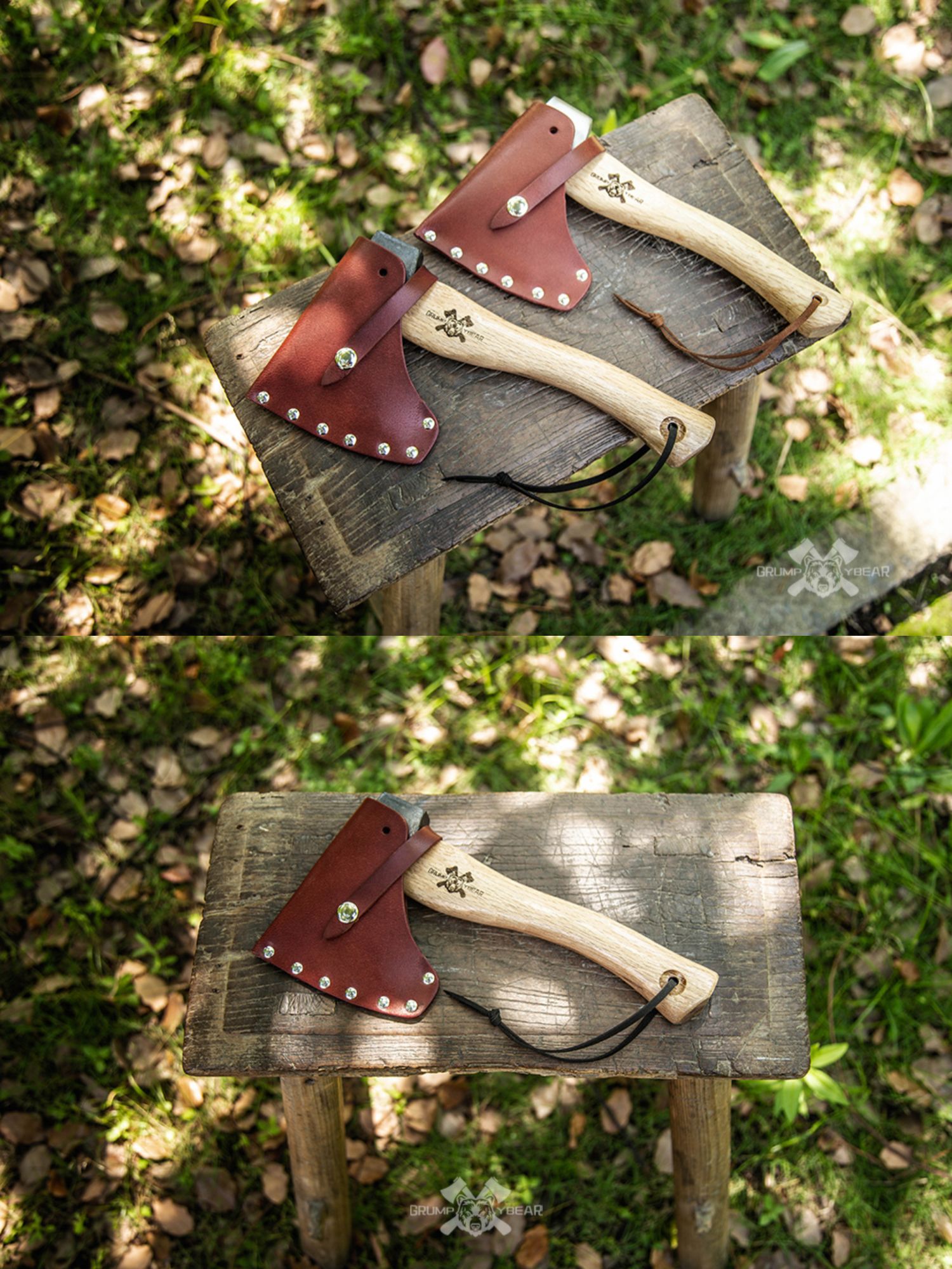 敬平g&b暴躁熊 尼曼斧锻造斧头锻打木工斧劈柴斧户外斧鹰钉战斧福斯斧