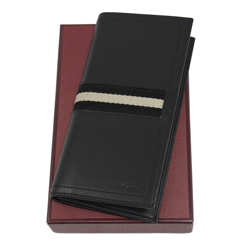 巴利(bally)男士钱包/卡包6234189 bally巴利男女同款深蓝色经典条