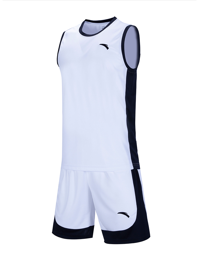 安踏(anta)篮球服 安踏球衣男篮球套装男印字无袖实战比赛服夏季速干