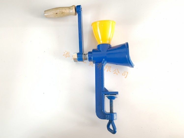 添爱家用磨粉机铸铁手动绞磨机五谷杂粮小型研磨机磨豆机打粉机添爱