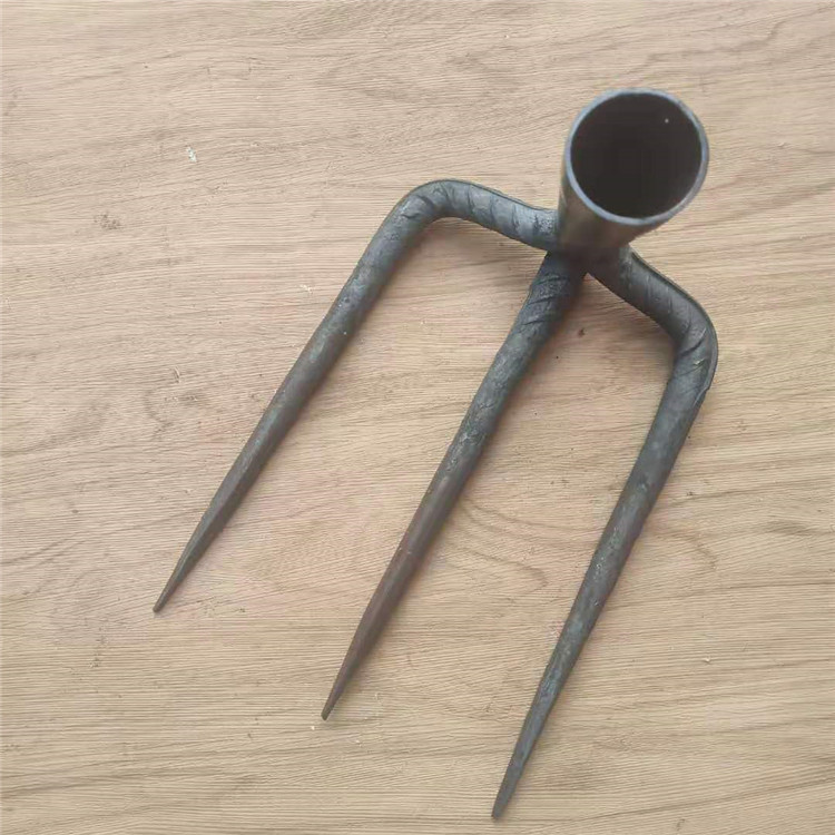 jing ping三齿耙子抓钩钉耙农具小铁耙农用耙泥耙松土翻土耙钊子三齿