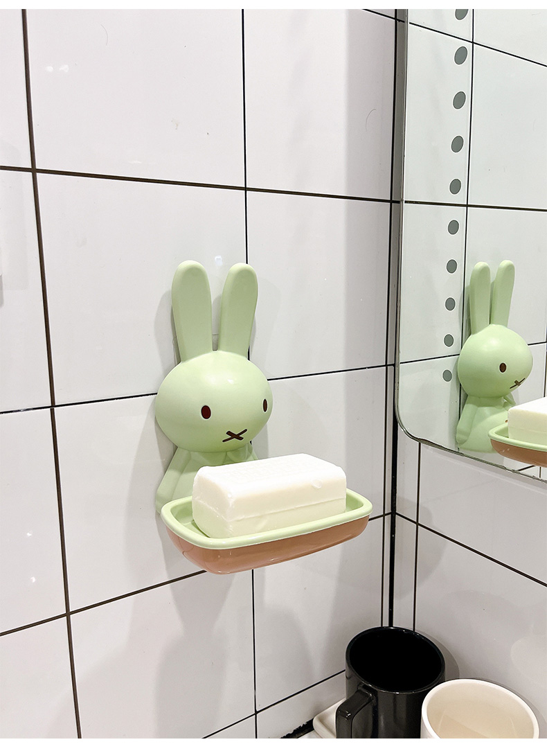 御蓝锦浴室用品 御蓝锦新款香皂盒贴墙上肥皂免打孔壁挂粘贴家用浴室