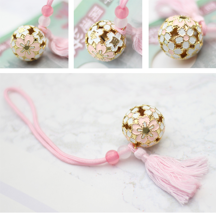 音羽山清水寺樱花铃铛樱铃御守祈福开运护身符手机背包小挂件收藏有