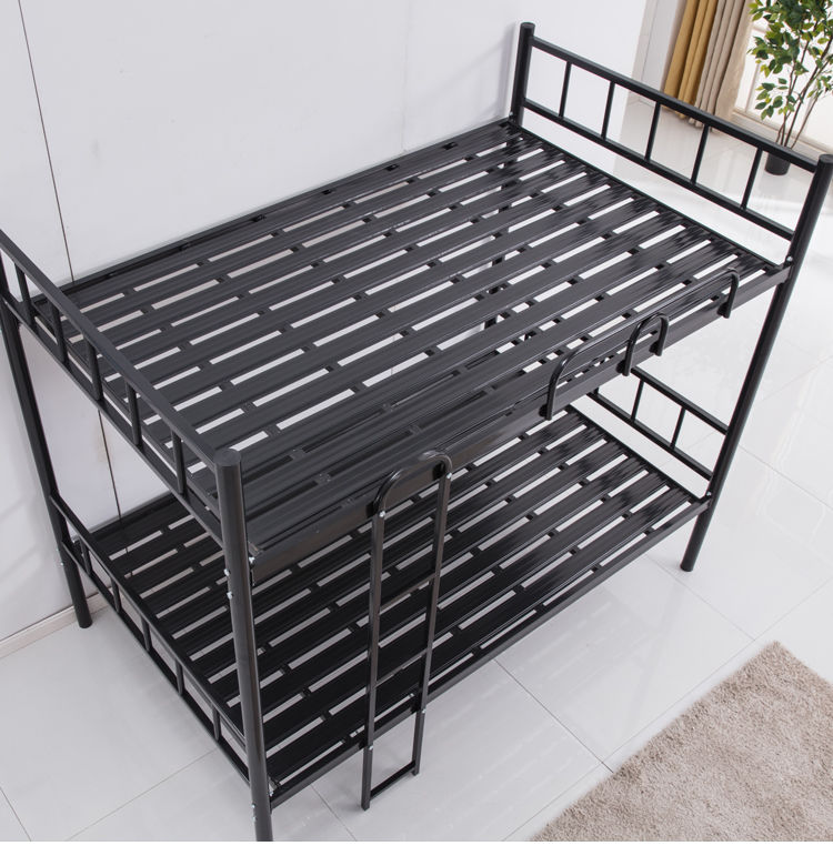 宿舍二层床简易铁架床简约上下铺两层床员工双层铁板床成人高低床