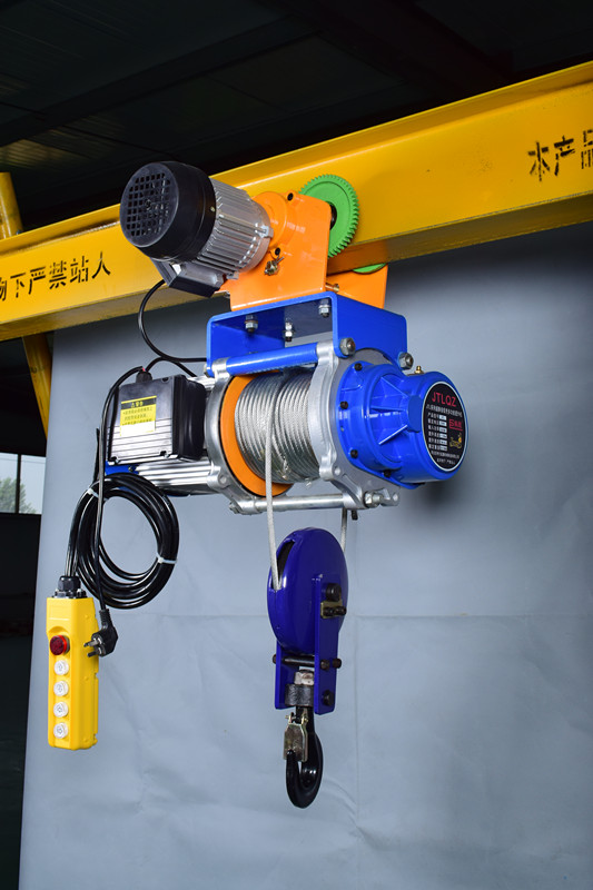 定做微型电动葫芦家用15吨提升机220v小吊机带跑车2吨装修起重机升降s