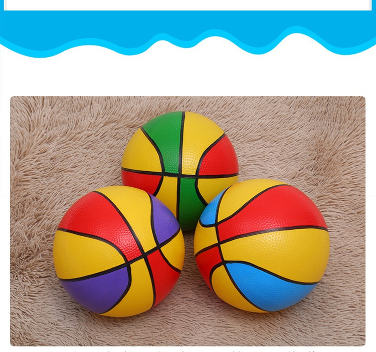 儿童拍拍球宝宝小皮球球类玩具充气弹力玩具幼儿园专用皮球手抓球85寸