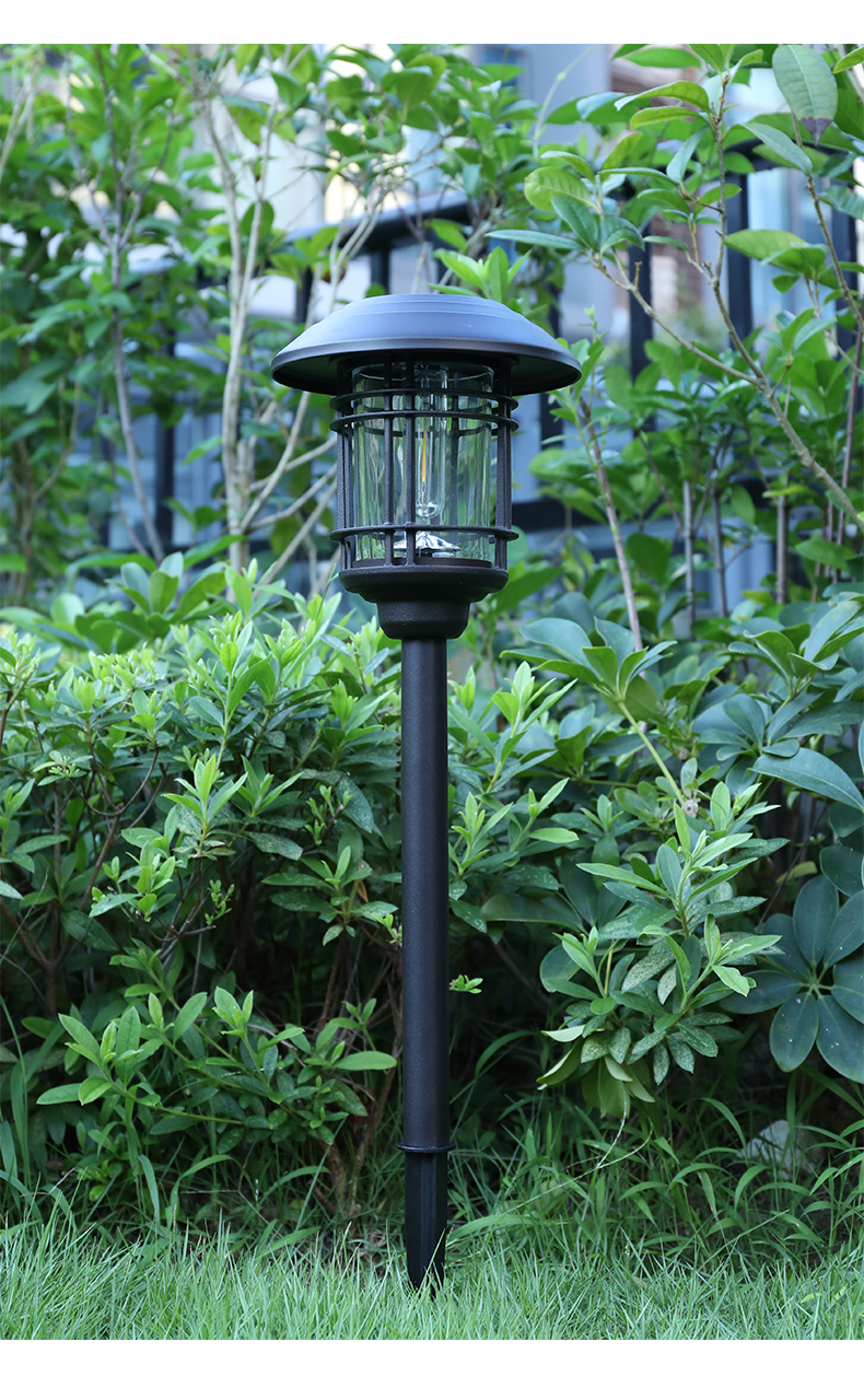 太阳能灯户外庭院灯led插地灯室外防水草地灯家用花园别墅草坪灯中精