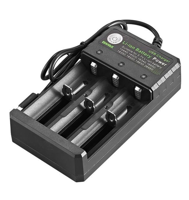 单槽18650锂电池充电器usb大容量快速充电器3742v