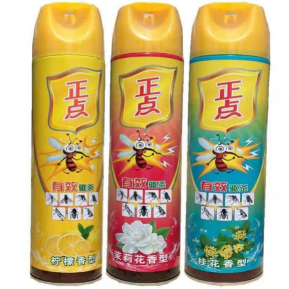 正点杀虫剂喷雾剂家用花香型不刺鼻速杀灭蚊子苍蝇蟑螂害虫750ml1瓶