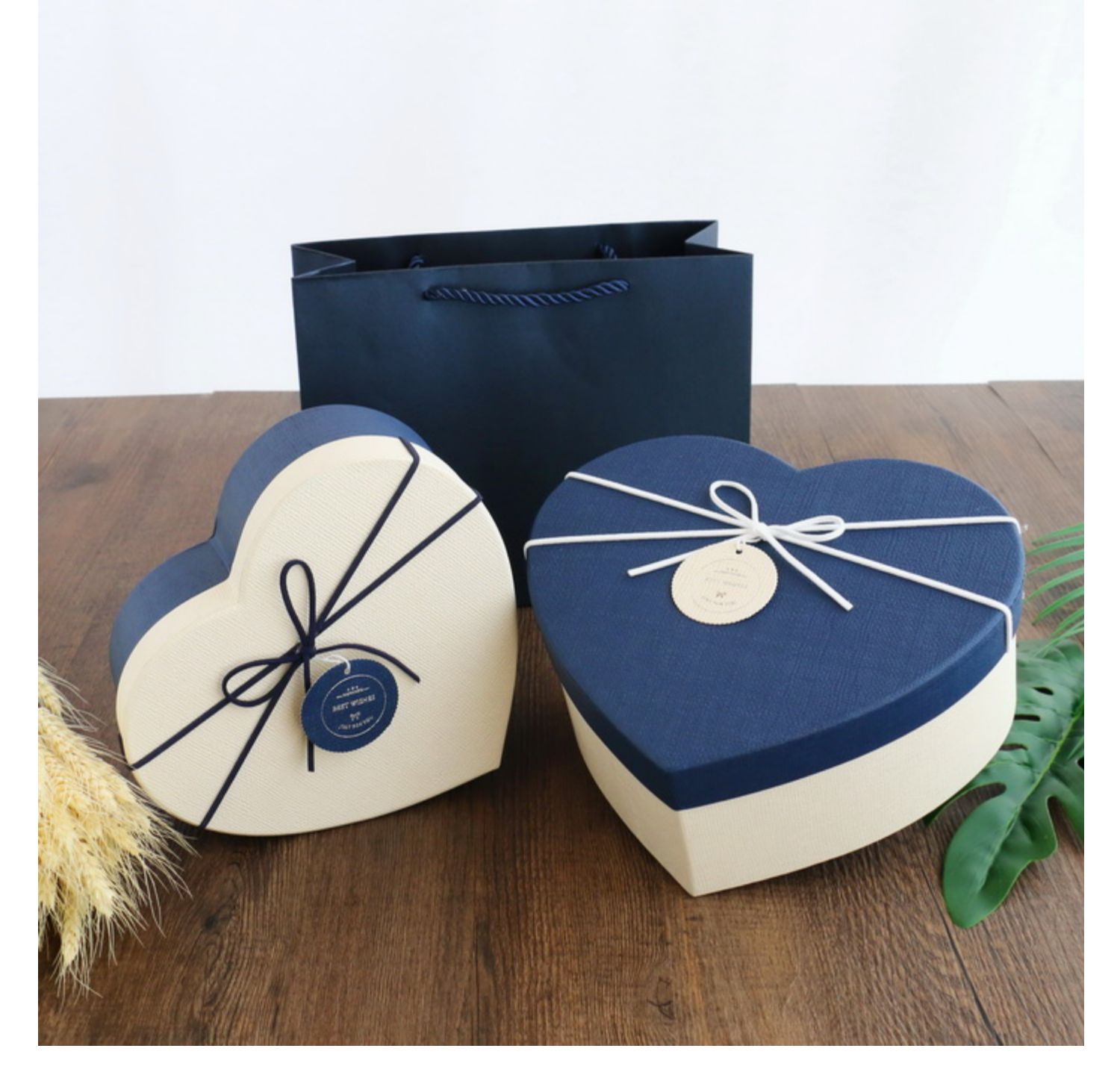 情人节心形礼盒空盒爱心盒子生日礼物包装盒仪式感小号口红礼品盒