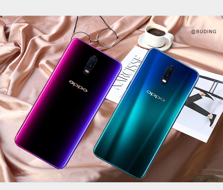 oppor17玻璃后盖r17pro原厂后壳r17手机壳外壳换电池盖r17雾光渐变色