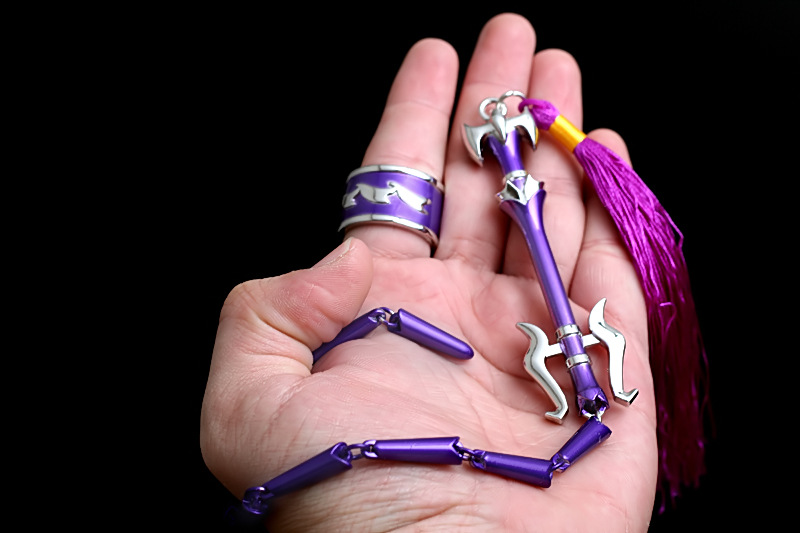 魔到周边江橙三毒紫鞭v戒指两件套武器陈情鬼笛钥匙扣挂件