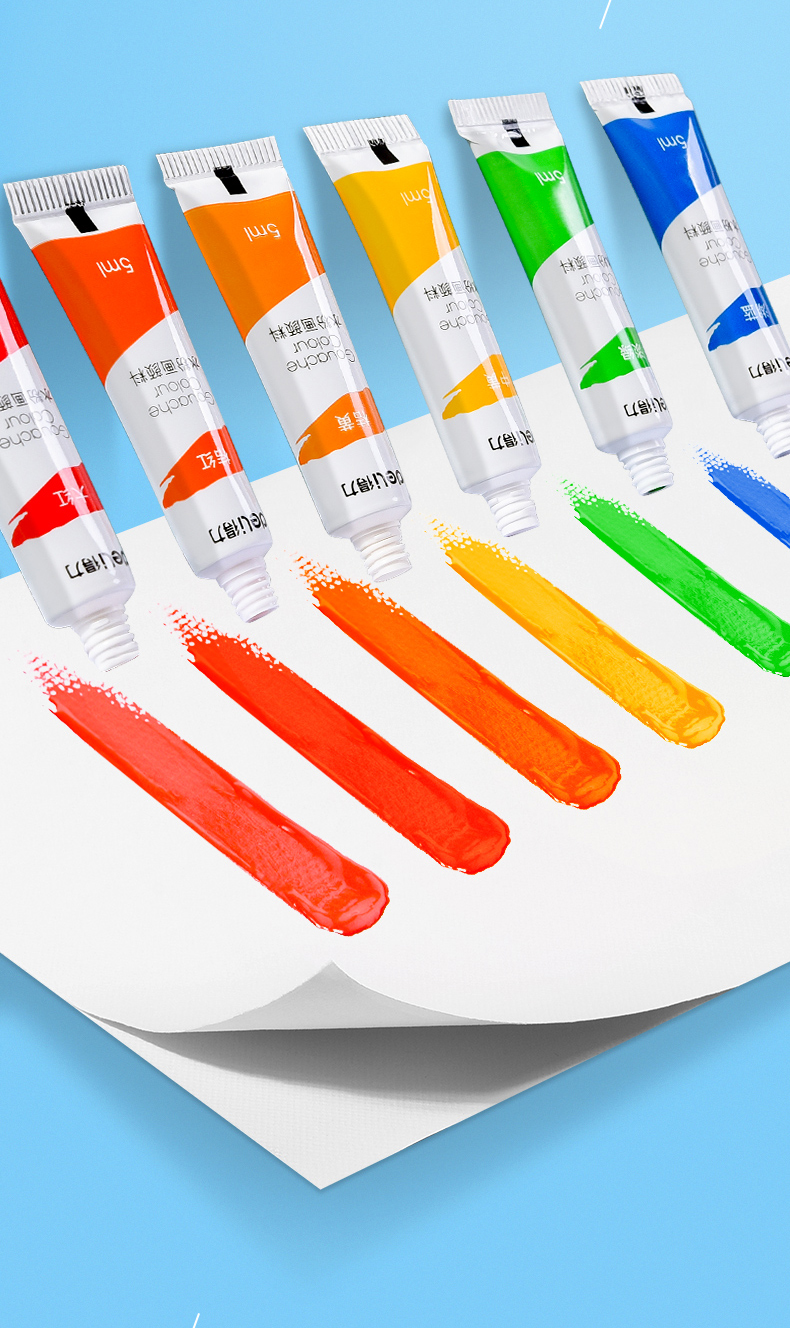 得力(deli)画具画材lpttb#600554610397-9 得力(deli)水粉水彩画颜料