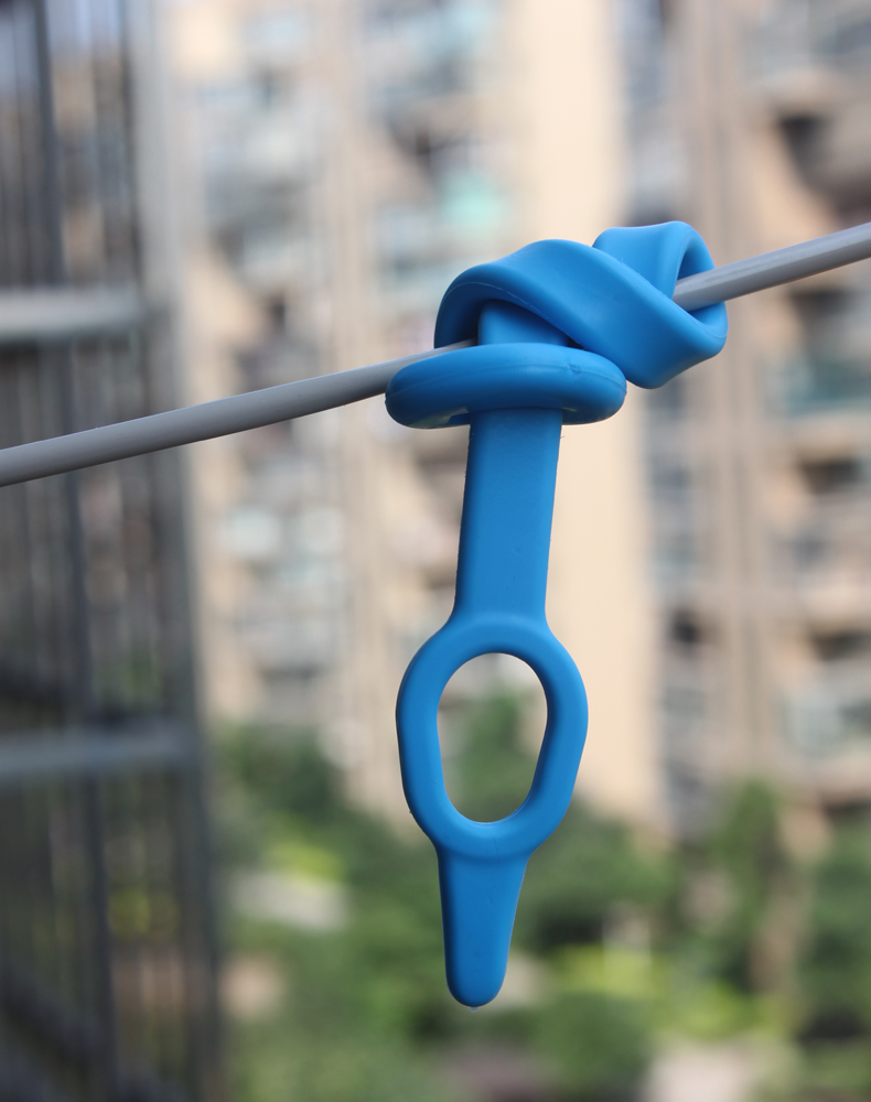 晾衣防风扣室外防风衣架卡扣式晒衣杆防滑衣架固定扣防风挂钩夹子