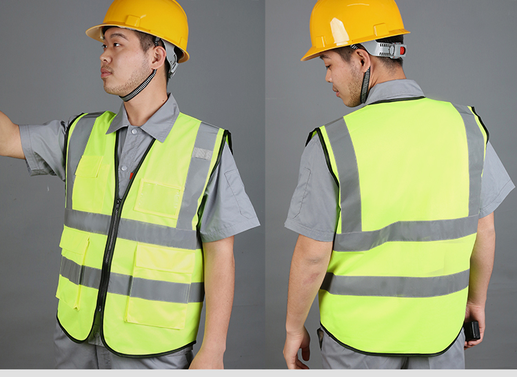 汽车年检反光背心建筑施工人反光衣马甲交通防护服环卫反光安全服
