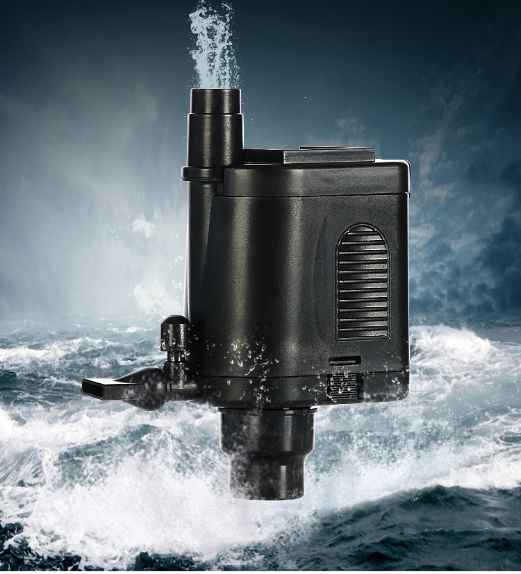 古达鱼缸通用多功能超水泵潜水泵过滤器三合一氧气泵过滤泵大流量