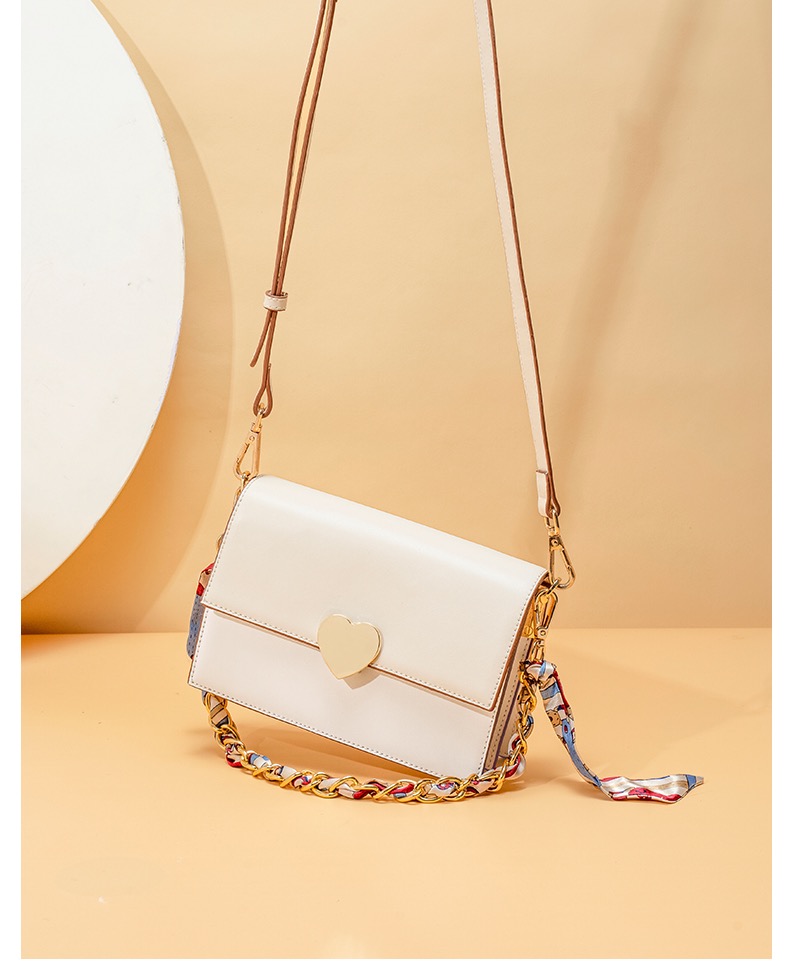 马克华菲女士单肩包d790228041285 [畅姐专享]马克华菲牛皮2021爱心扣