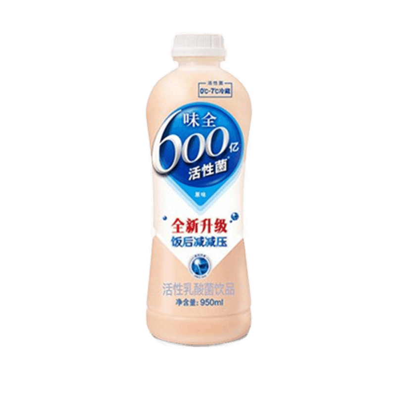 味全活性乳酸菌饮料原味大桶950ml4瓶600亿活性乳酸菌饮品