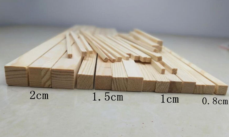 定做 木條方木條木棒木棍建模材料方形木棍diy手工材料木棒 長30釐米