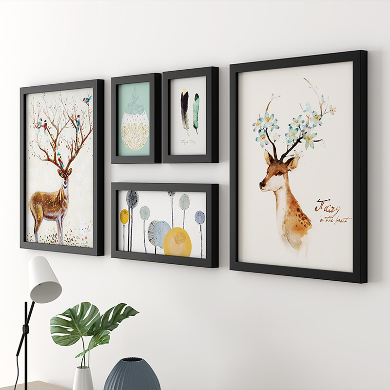 照片墙装饰相框墙客厅餐厅背景墙相框创