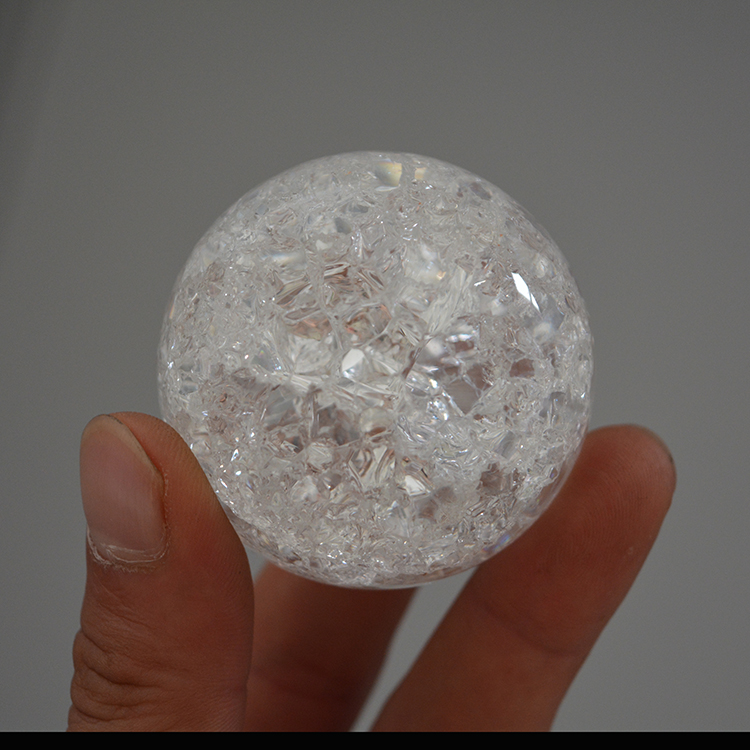 水晶球5冰裂球6玻璃球8球9cm汽泡球3厘米4公分假山流水球托座12cm汽泡