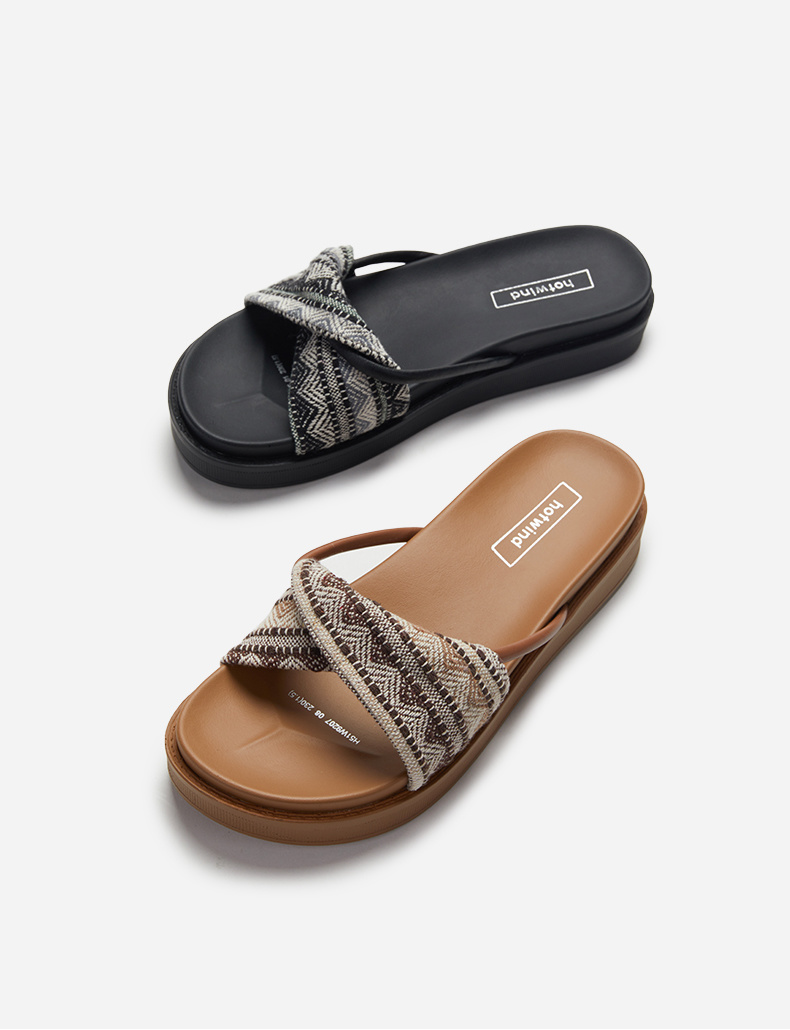 热风(hotwind)女士居家鞋/室内拖鞋h51w9207 热风hotwind女士潮流凉拖