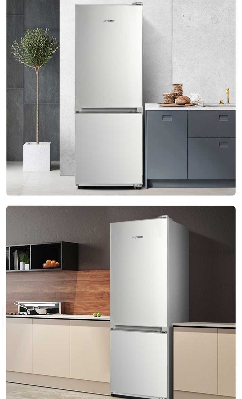 荣事达(royalstar)158l电冰箱双开门中小型冷藏冷冻家用租房宿舍节能