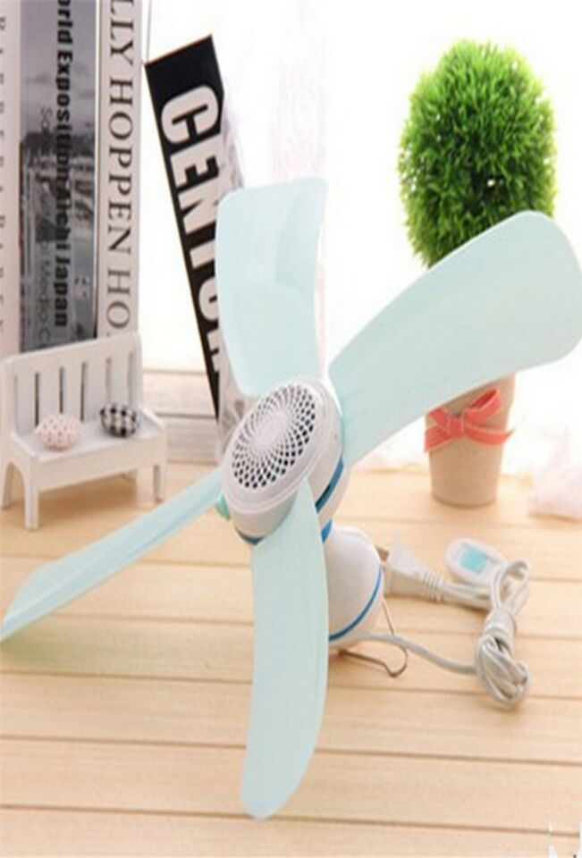 四叶小号小吊扇宿舍吊扇静音迷你电风扇家用小吊扇蚊帐扇挂壁学生床上