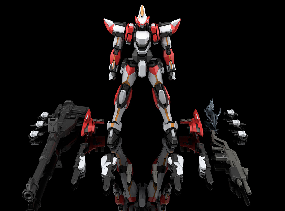 青岛社 全金属狂潮4 arx-8 laevatein 1/48 烈焰魔剑