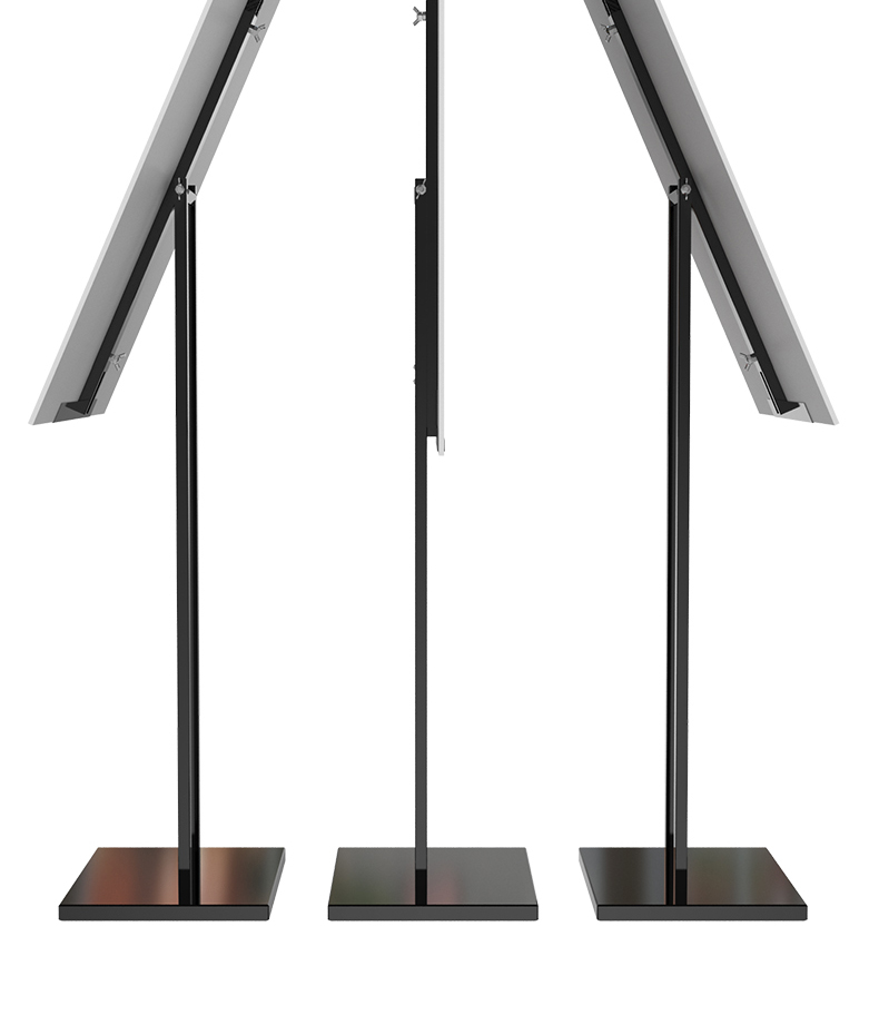 苏宁放心购kt板展架立式落地式广告架易拉宝海报架 广告架立牌支架