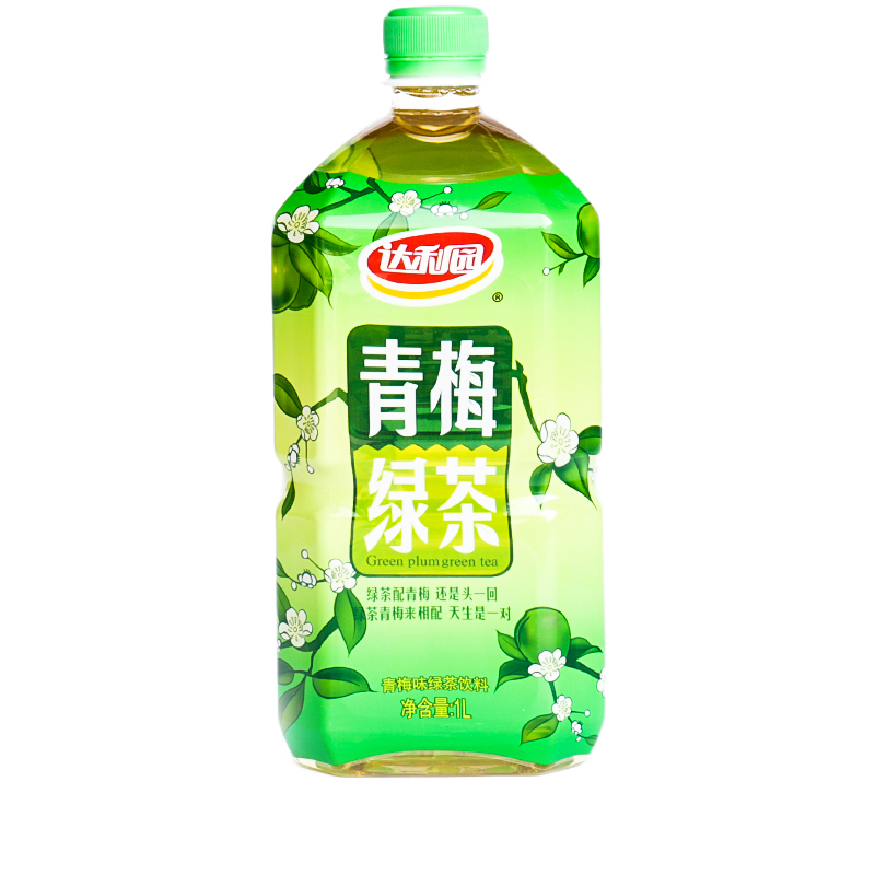 达利园青梅绿茶1l12瓶整箱饮品大瓶青梅绿茶饮料