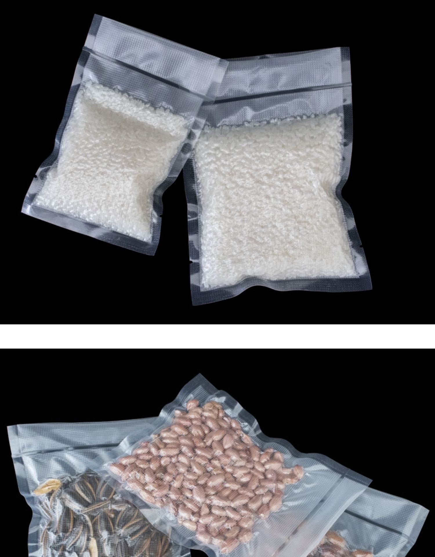 双面网纹路抽真空袋子家用食品级保鲜袋压缩密封口商用阿胶包装袋