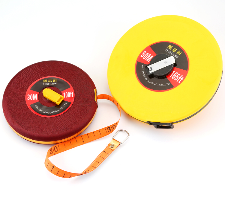 30 50 100米土地体育量衣麻布尺 布卷尺 100米【价格 图片 品牌 报价