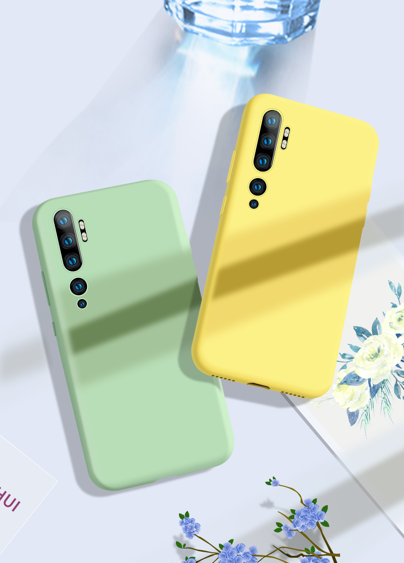 小米cc9pro手机壳液态硅胶软壳防摔全包时尚超薄男女款磨砂后保护套网