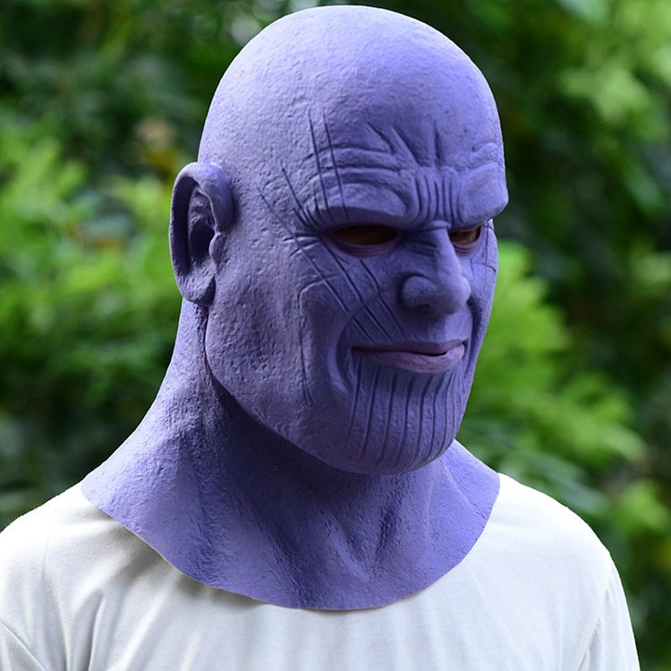 超级新品 复仇者联盟cosplay 灭霸面具头套万圣节恐怖道具漫威影视