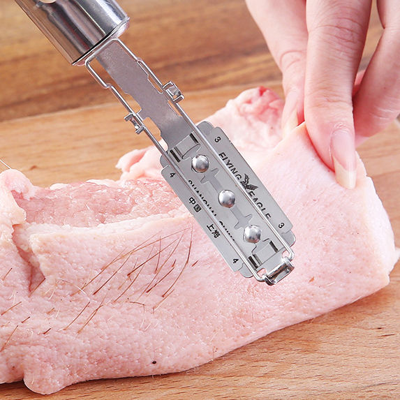 镊子拔毛器鸭毛夹子猪毛夹鸡毛去鱼刺夹毛拨胡子胡须神器男用家用两用