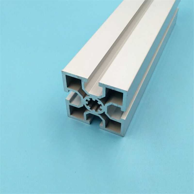 定做 欧标工业铝合金型材5050铝合金50*50花管型材槽宽8mm