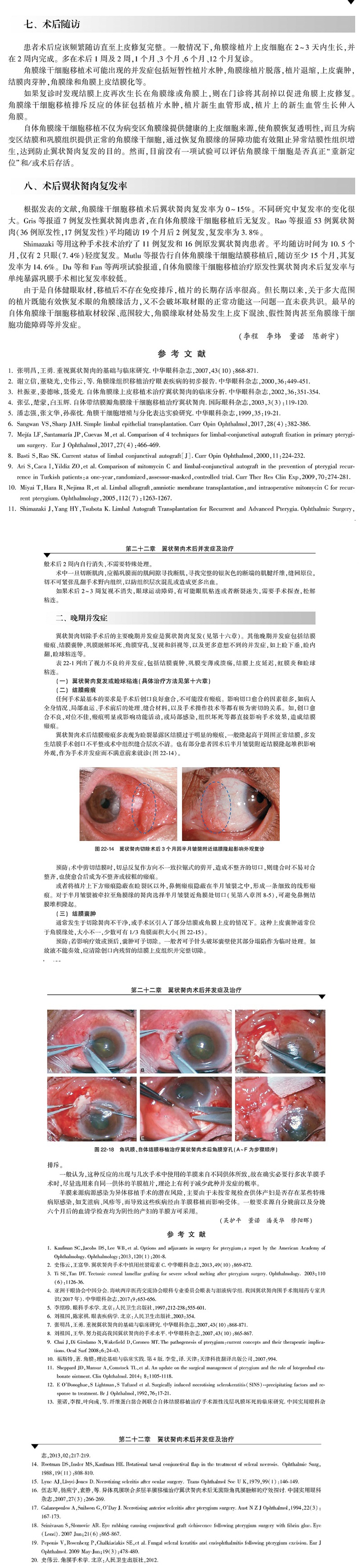 惠典正版翼狀胬肉手術吳護平董諾全書共分24章約17萬字插圖近160幅